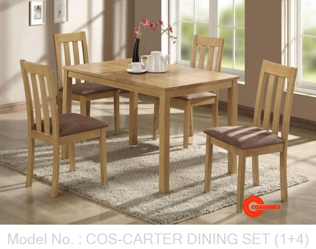 COS-CARTER DINING SET (1+4)